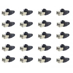RJ45 Plug + Boot - 25 stuks