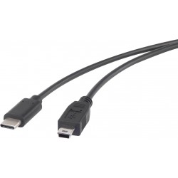 USB-C - MiniUSB, 1m