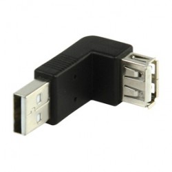 USB A - USB A Haakse Adapter