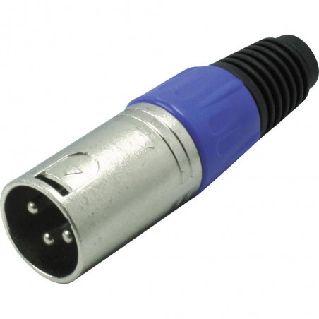 XLR Plug Male - Blue