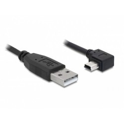 USB - Mini USB Haaks 1m