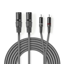 XLR - RCA, 3m