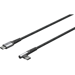 USB-C naar USB-C, haaks - 1m