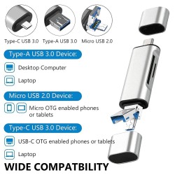 Cardreader USB-C/USB3/MicroUSB