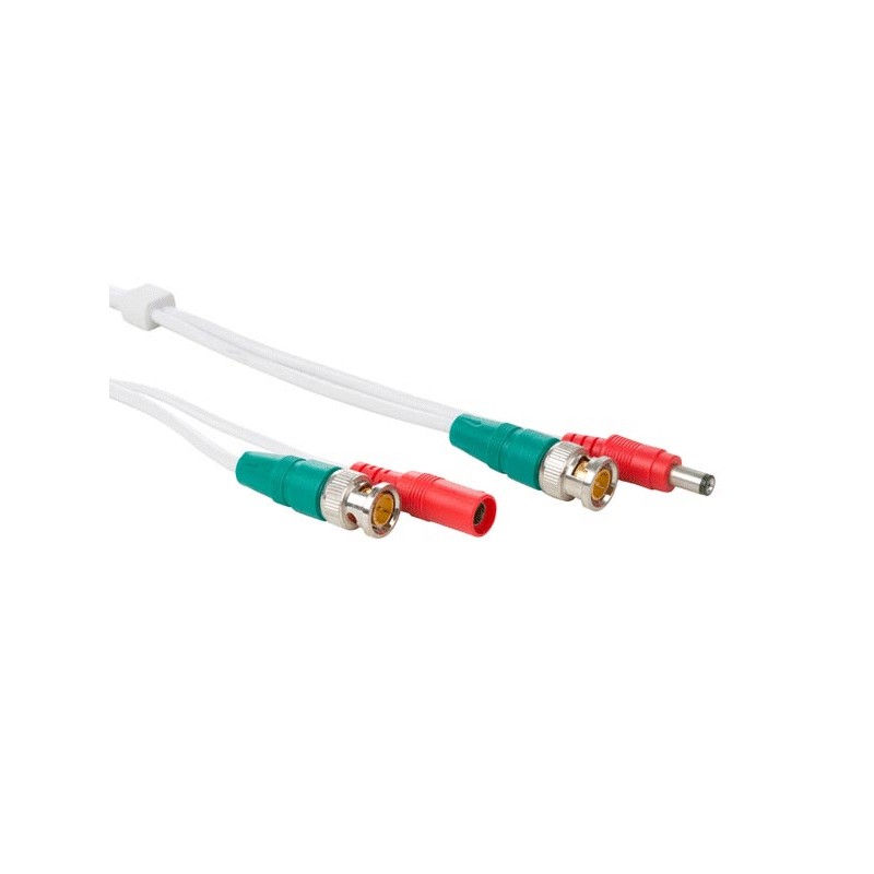 CCTV BNC kabel, 18m - wit
