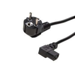 Randaarde kabel, 3m - Haaks