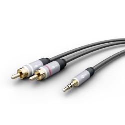 Jack 3.5mm - RCA, 1m HQ