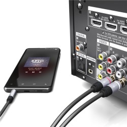 Jack 3.5mm - RCA, 1m HQ