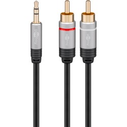 Jack 3.5mm - RCA, 1m HQ