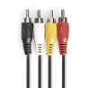 4x RCA - 4x RCA, 1.5m