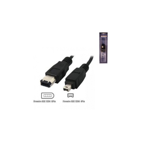 Firewire 6p-4p, 1.8m