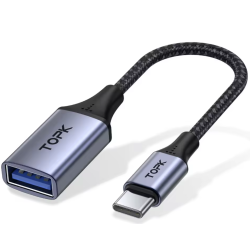 USB C - USB A F, 10cm