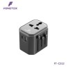 Wereldstekker met USB C en USB