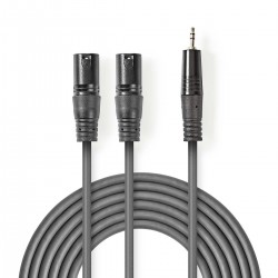 XLR - Jack 3.5mm, 3m