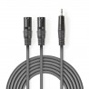 XLR - Jack 3.5mm, 3m