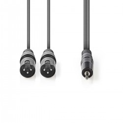 XLR - Jack 3.5mm, 3m