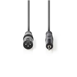 XLR Male - Jack 3.5mm - 3m