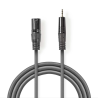 XLR Male - Jack 3.5mm - 3m
