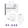 Quick Charger 2x USB C - 35W