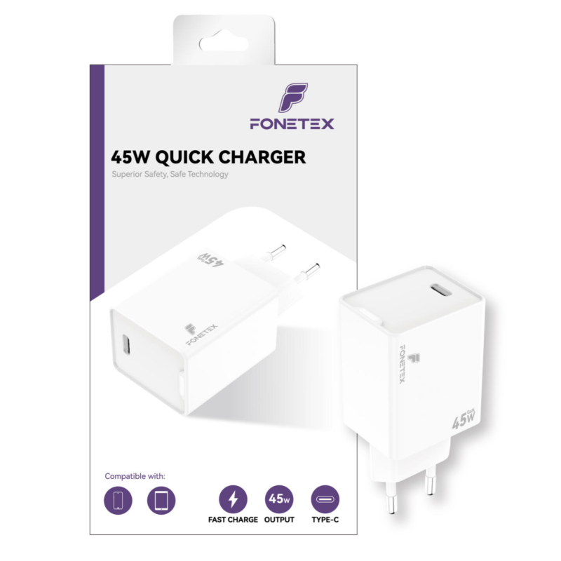 Quick Charger USB C - 45W