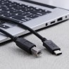 USB C - USB 2.0 B, 1m
